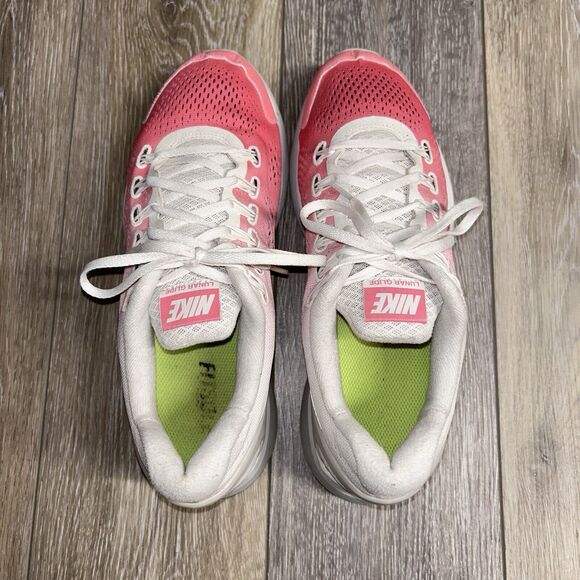 Custom Nike Womens US Size 10 Wide NIKEiD Lunar Glow 549269-991 Pink White Shoes - Picture 8 of 11